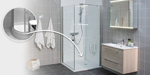 Bad naar douche